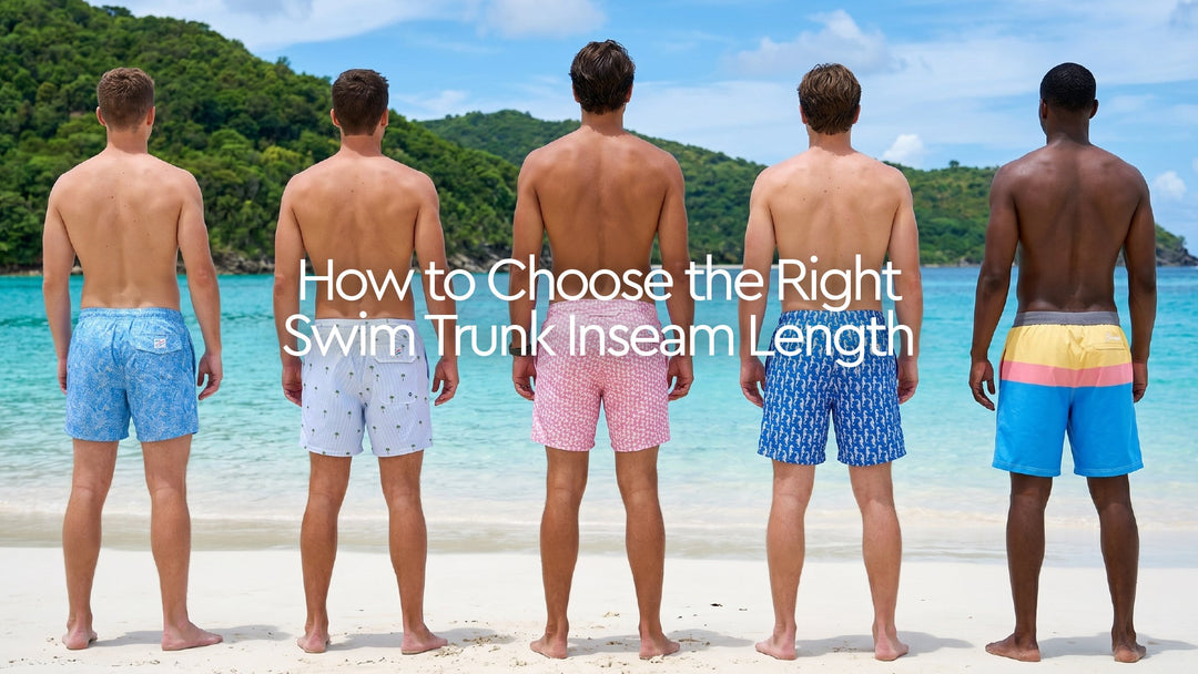 swim trunk inseam length comparison 4 5 6 7 8 inch